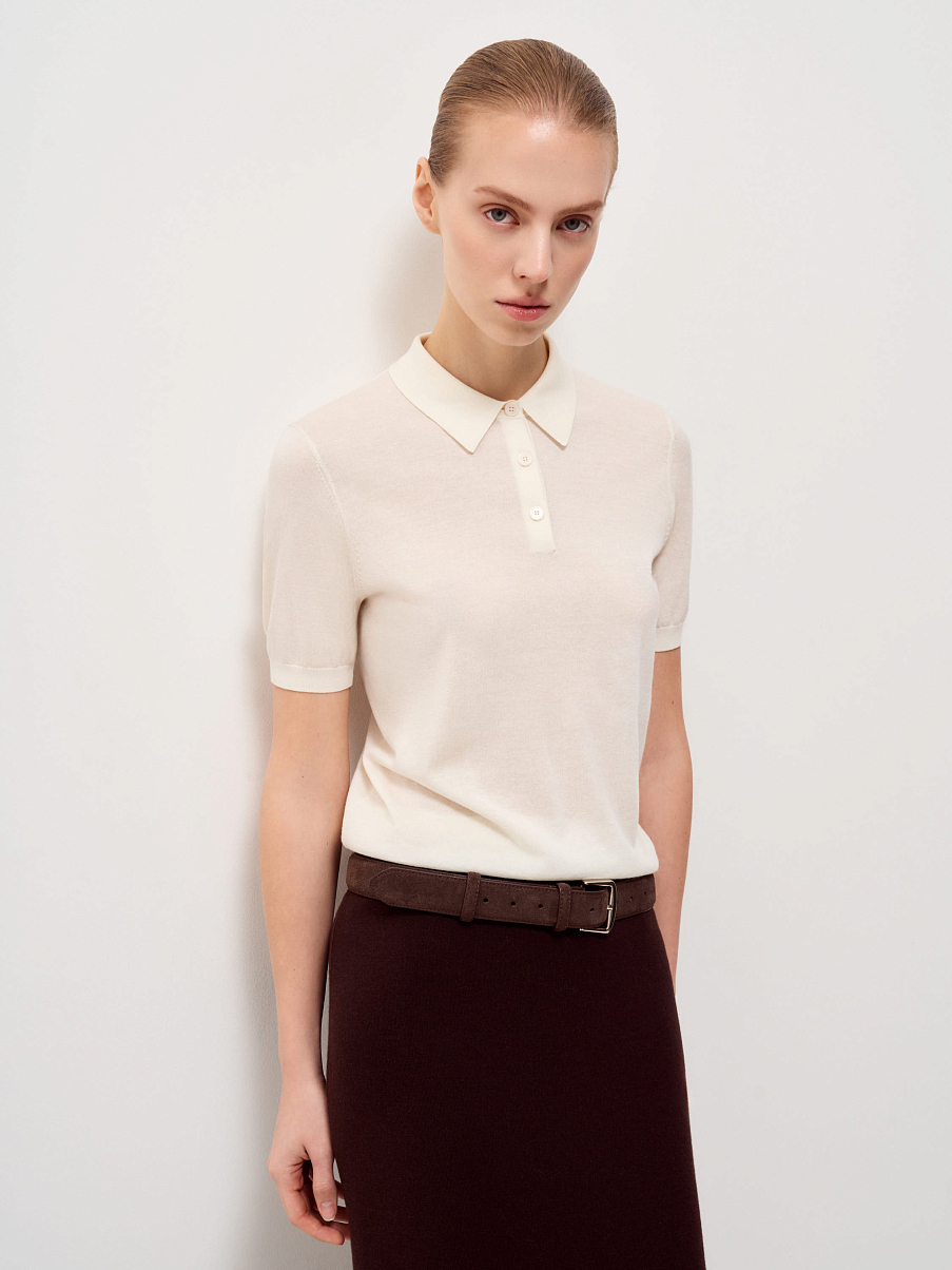 Топ из шерсти и тенсела