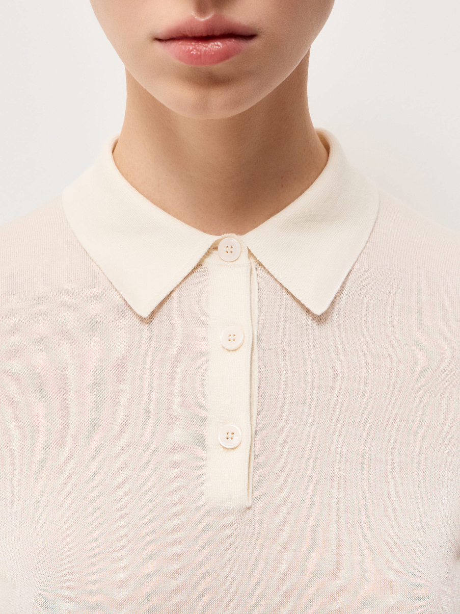 Топ из шерсти и тенсела