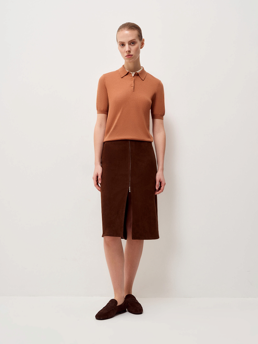 Топ из шерсти и тенсела