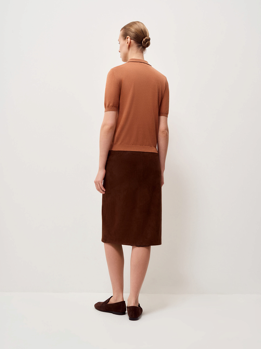 Топ из шерсти и тенсела