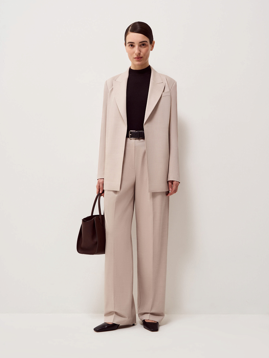 Брюки из костюмной ткани