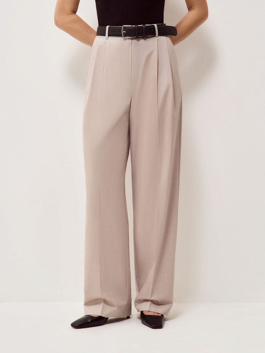 Брюки из костюмной ткани