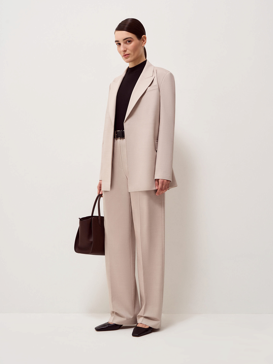 Брюки из костюмной ткани