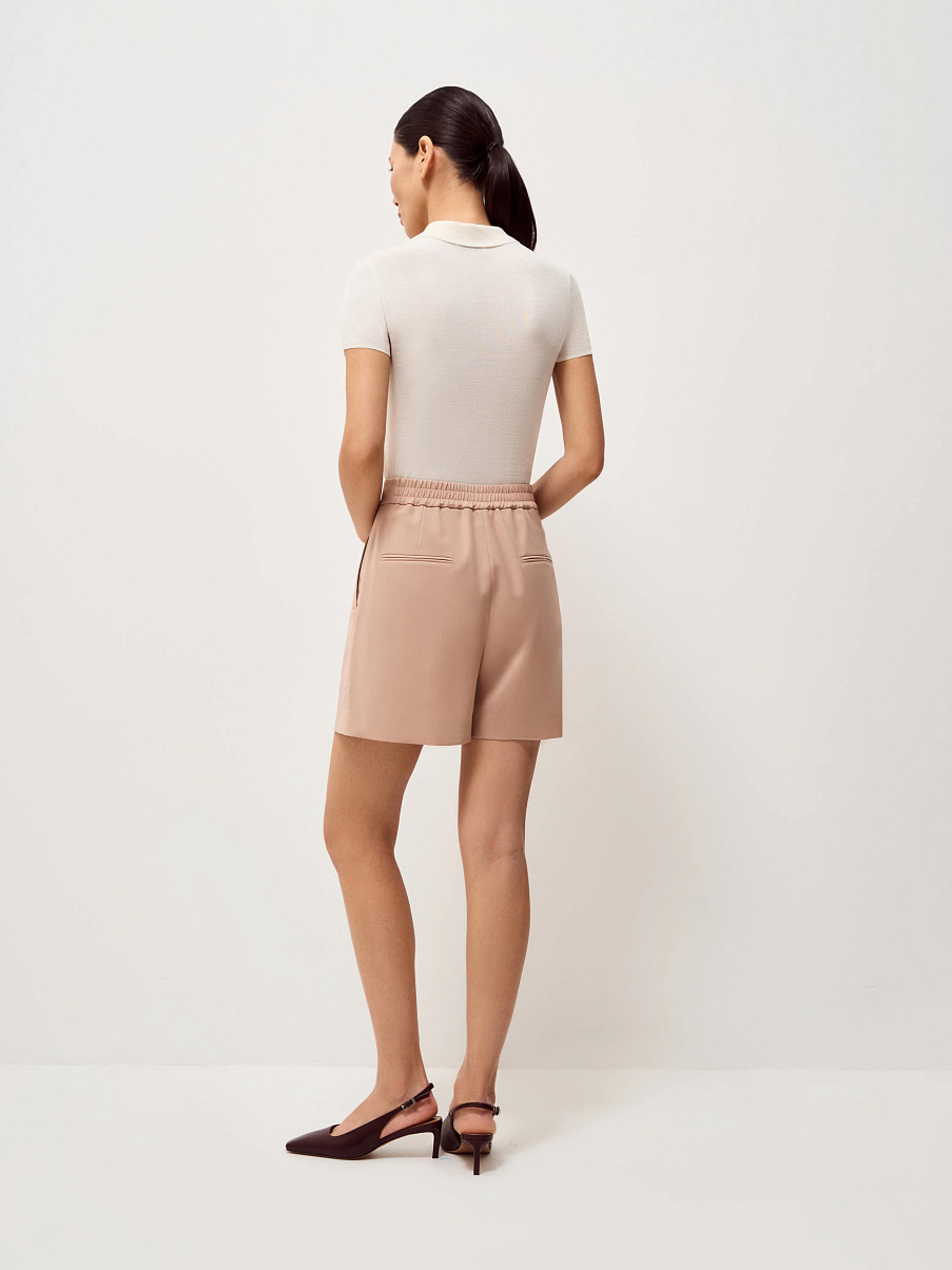 Шорты из костюмной ткани