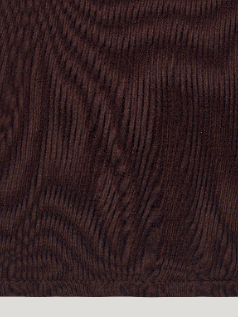 Топ из шерсти и шелка