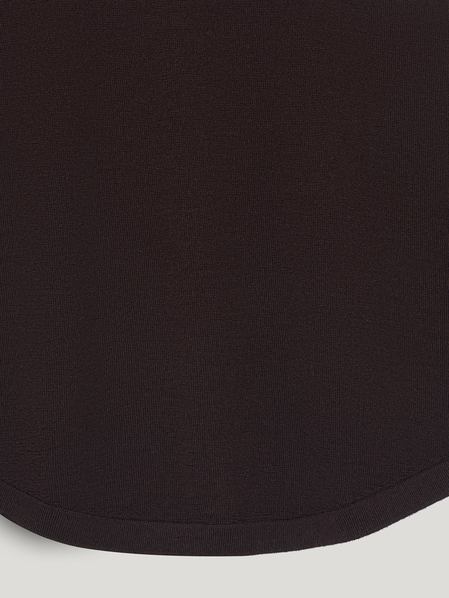 Топ из шерсти и шелка