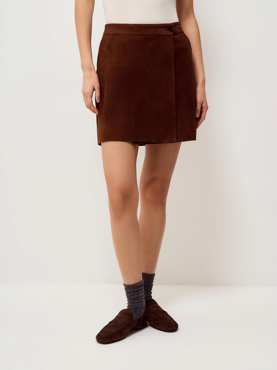 Юбка из натуральной замши