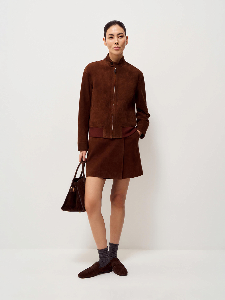 Куртка из замши