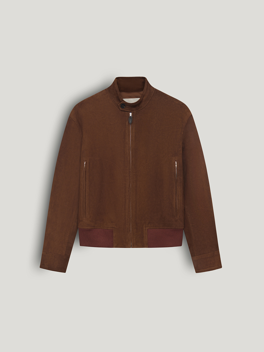 Куртка из замши