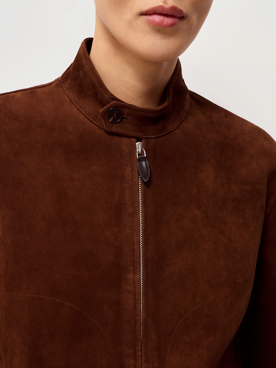 Куртка из замши