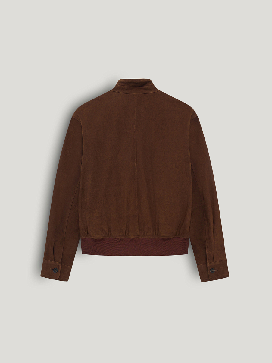 Куртка из замши