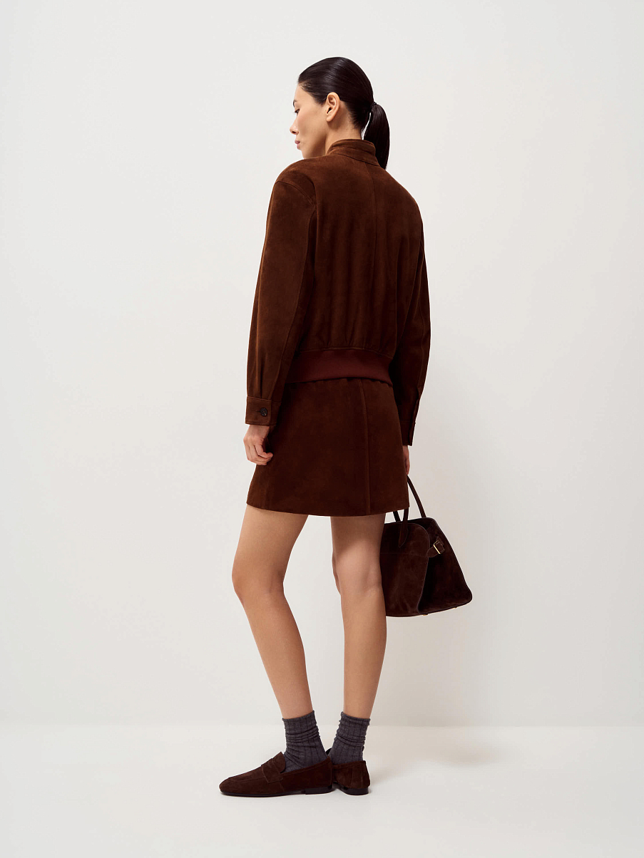 Куртка из замши