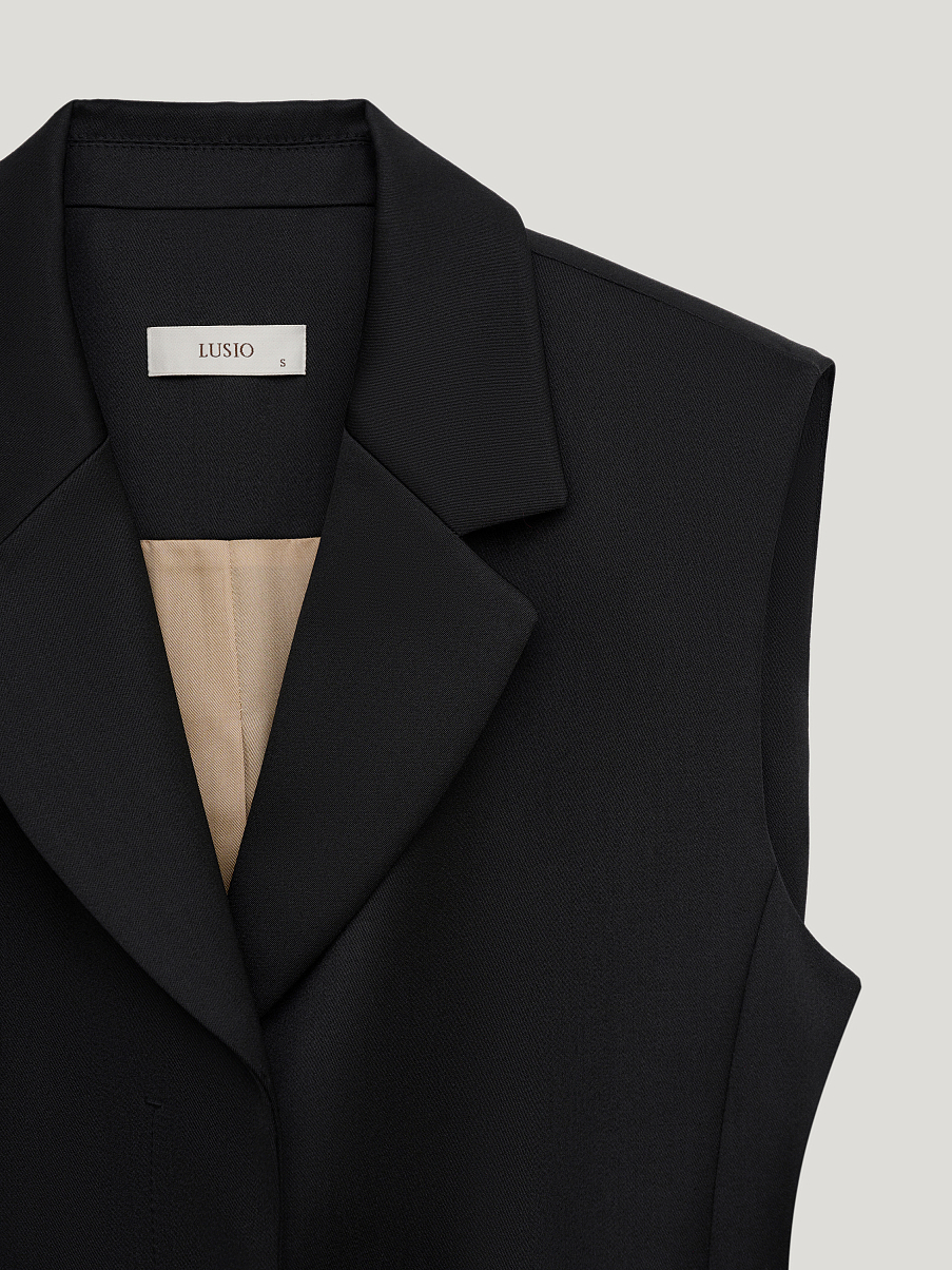 Жилет из смесовой шерсти