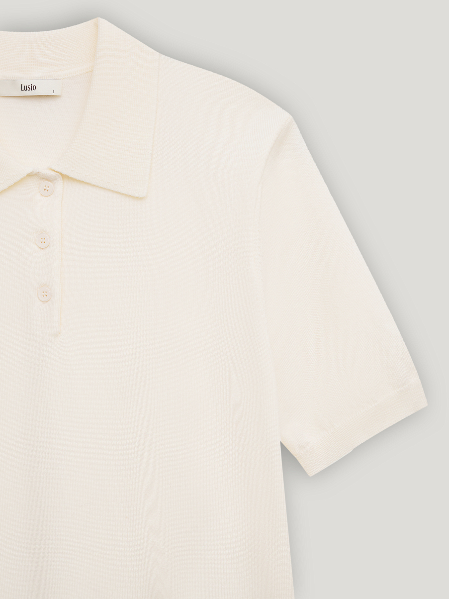 Поло из шерсти мериноса