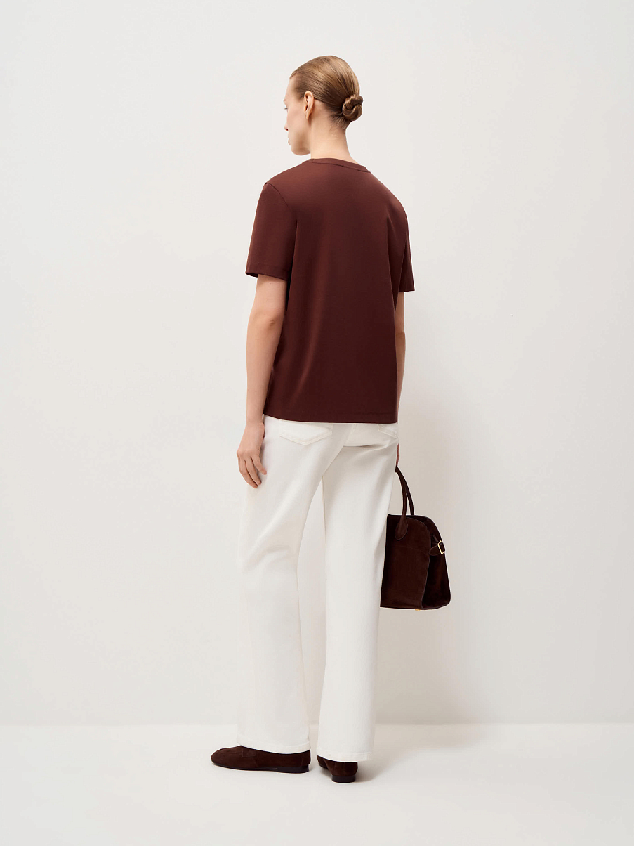 Футболка с шелком