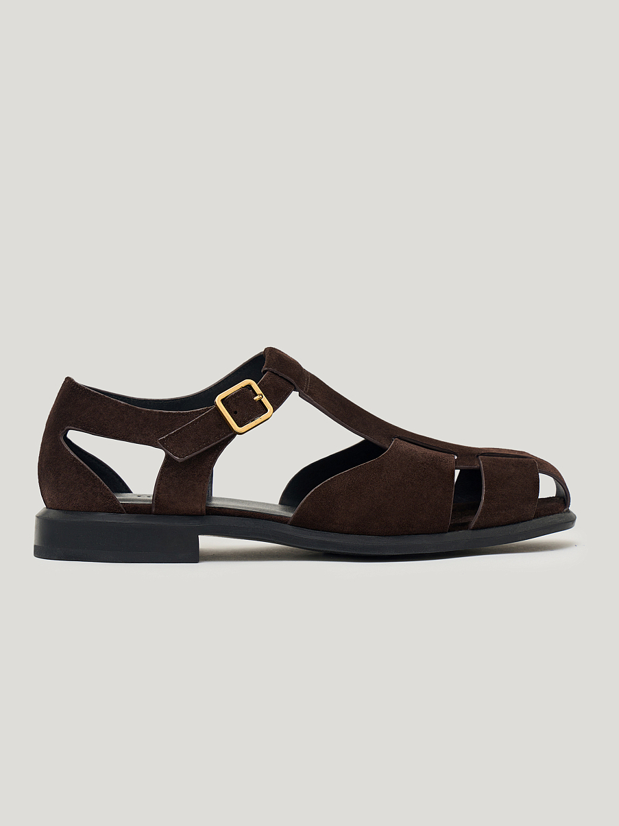 Сандалии из натуральной замши