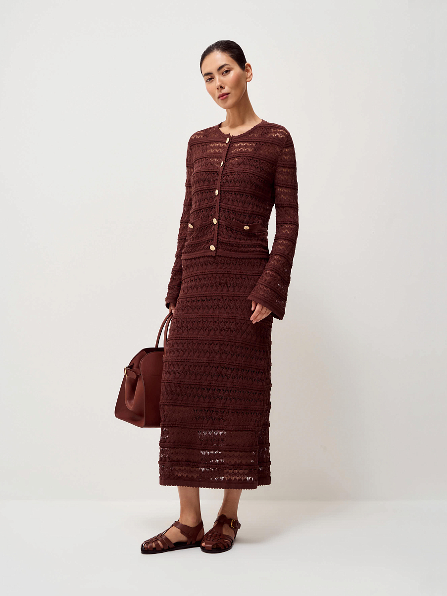 Кардиган вязаный