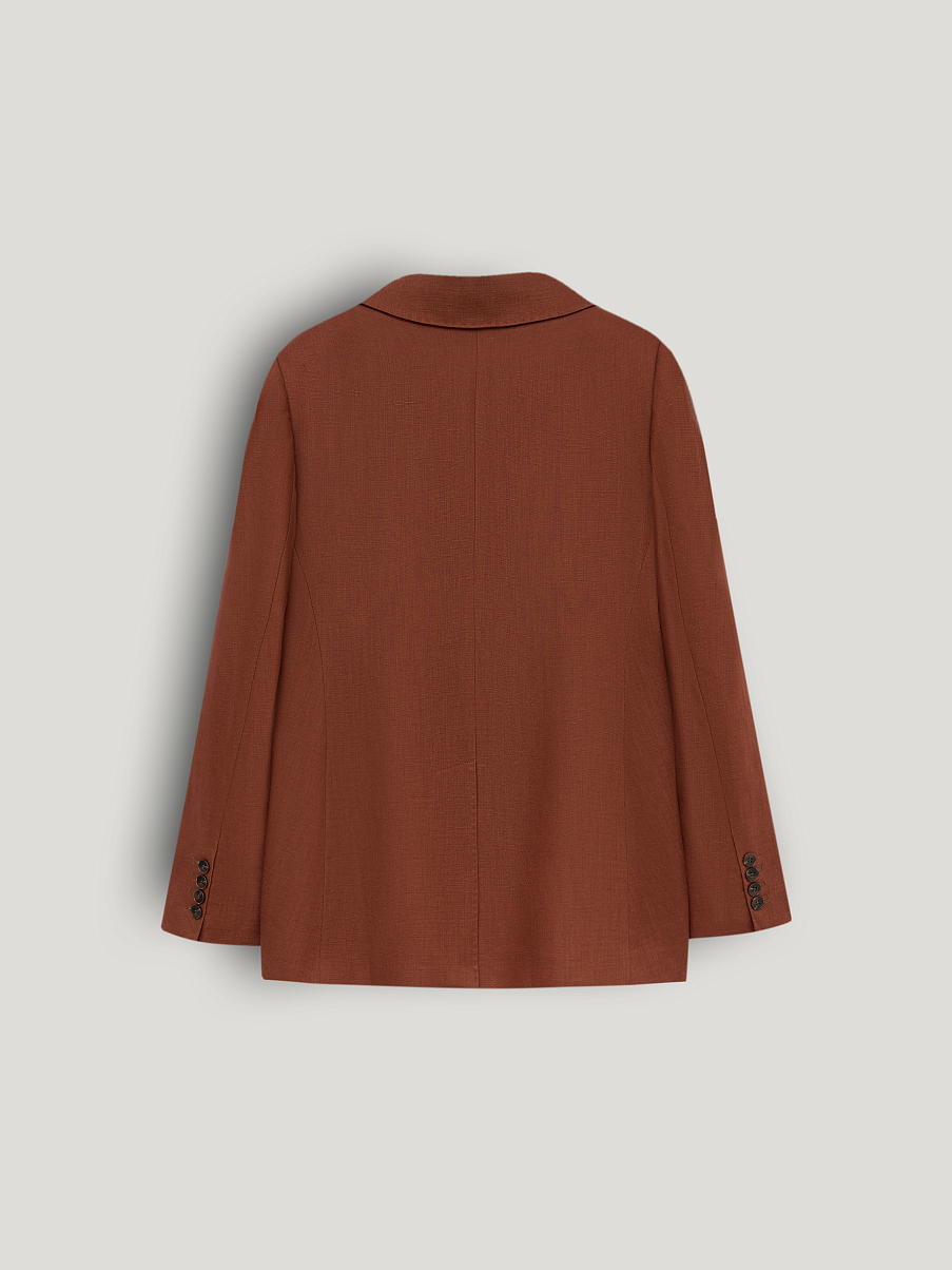 Жакет из тенсела и льна