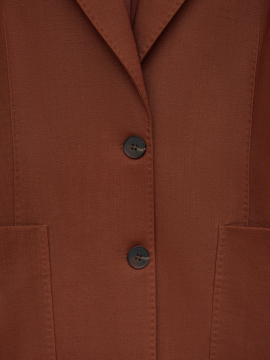 Жакет из тенсела и льна