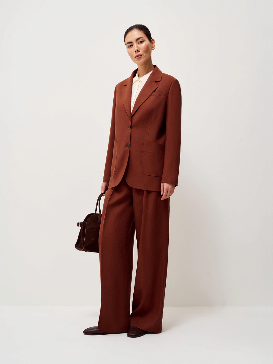 Жакет из тенсела и льна