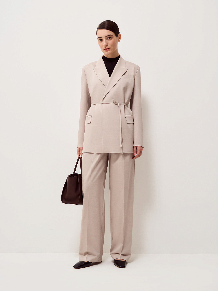 Жакет с поясом