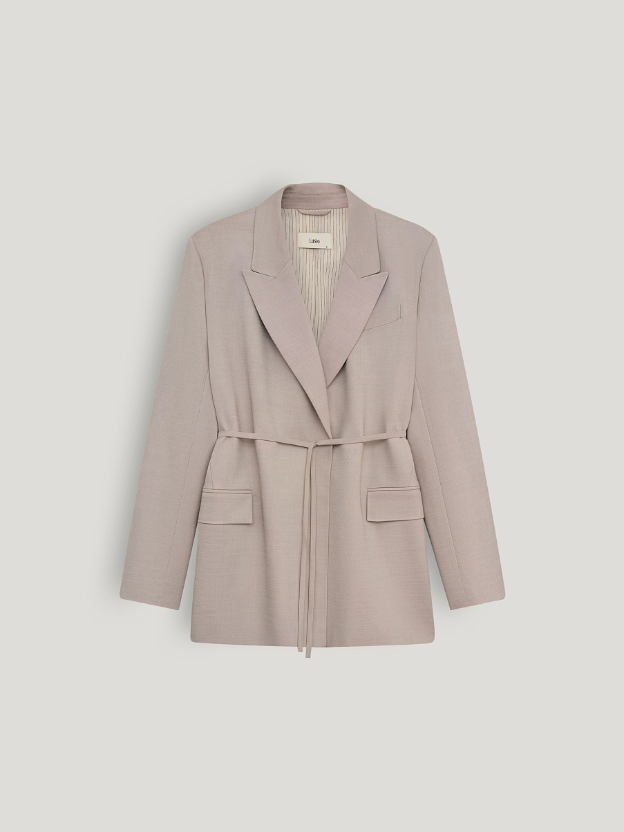 Жакет с поясом