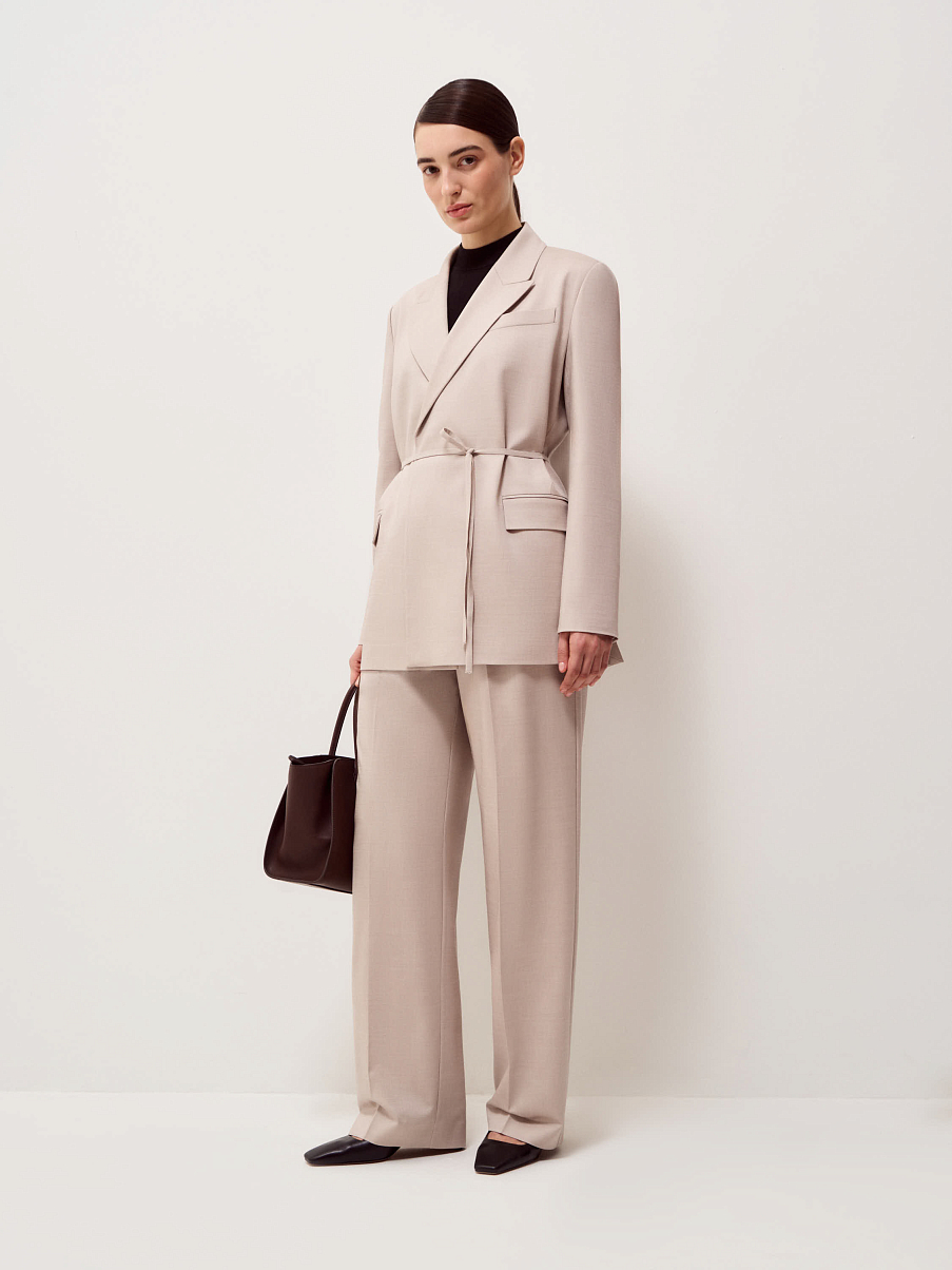 Жакет с поясом