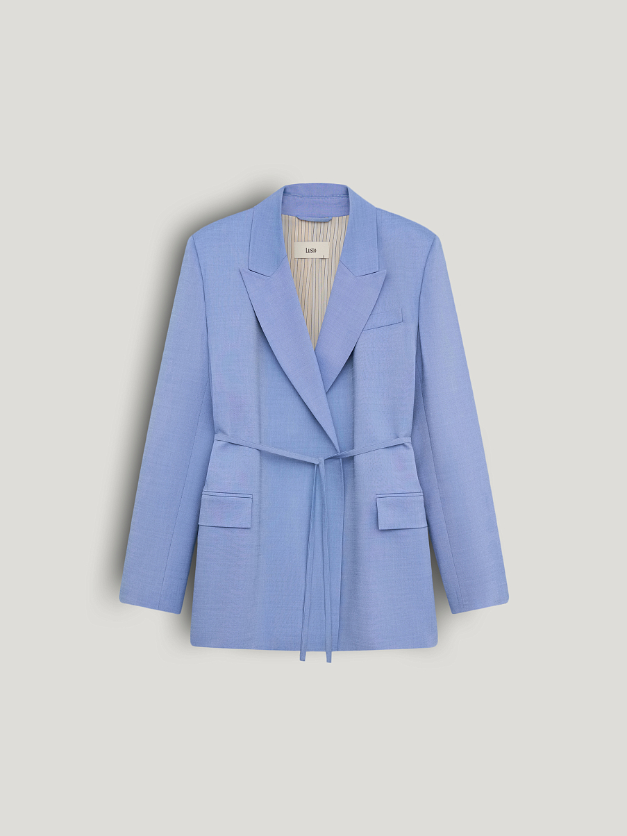 Жакет с поясом