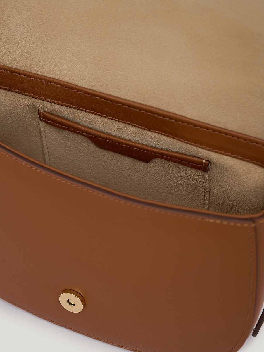 Сумка из натуральной кожи и замши