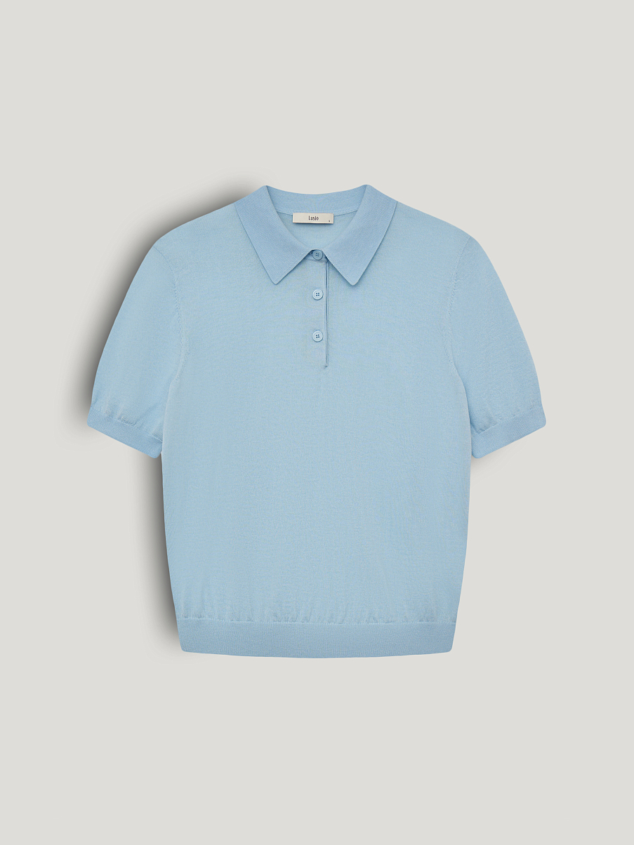 Топ из шерсти и тенсела