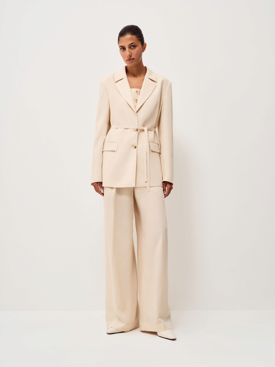 Жакет из тенсела и льна