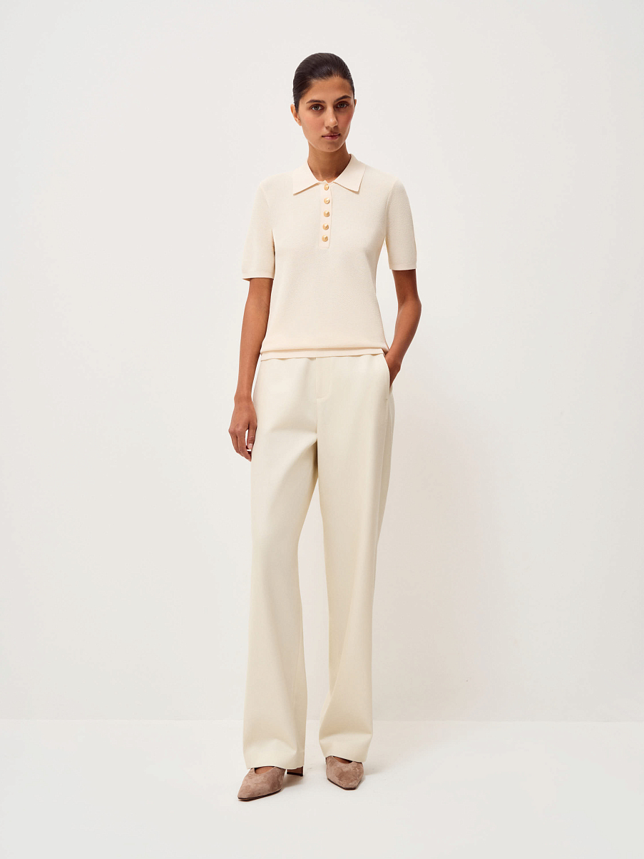 Брюки из тенсела и хлопка