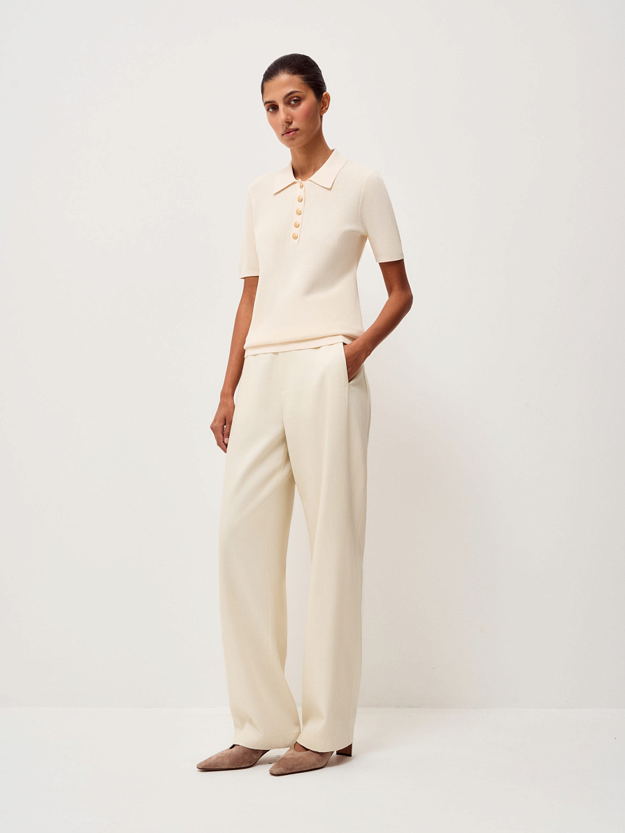 Брюки из тенсела и хлопка