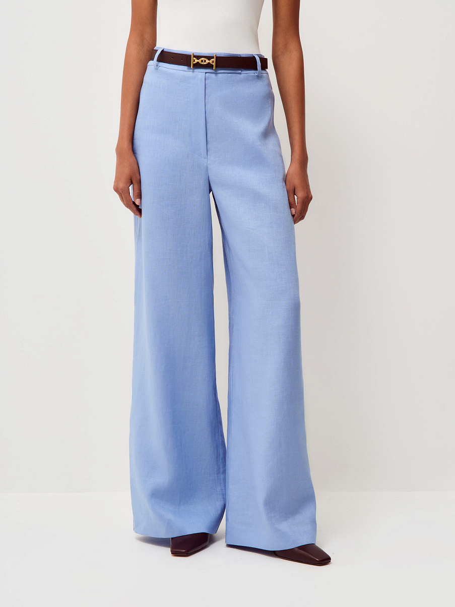 Брюки из льна