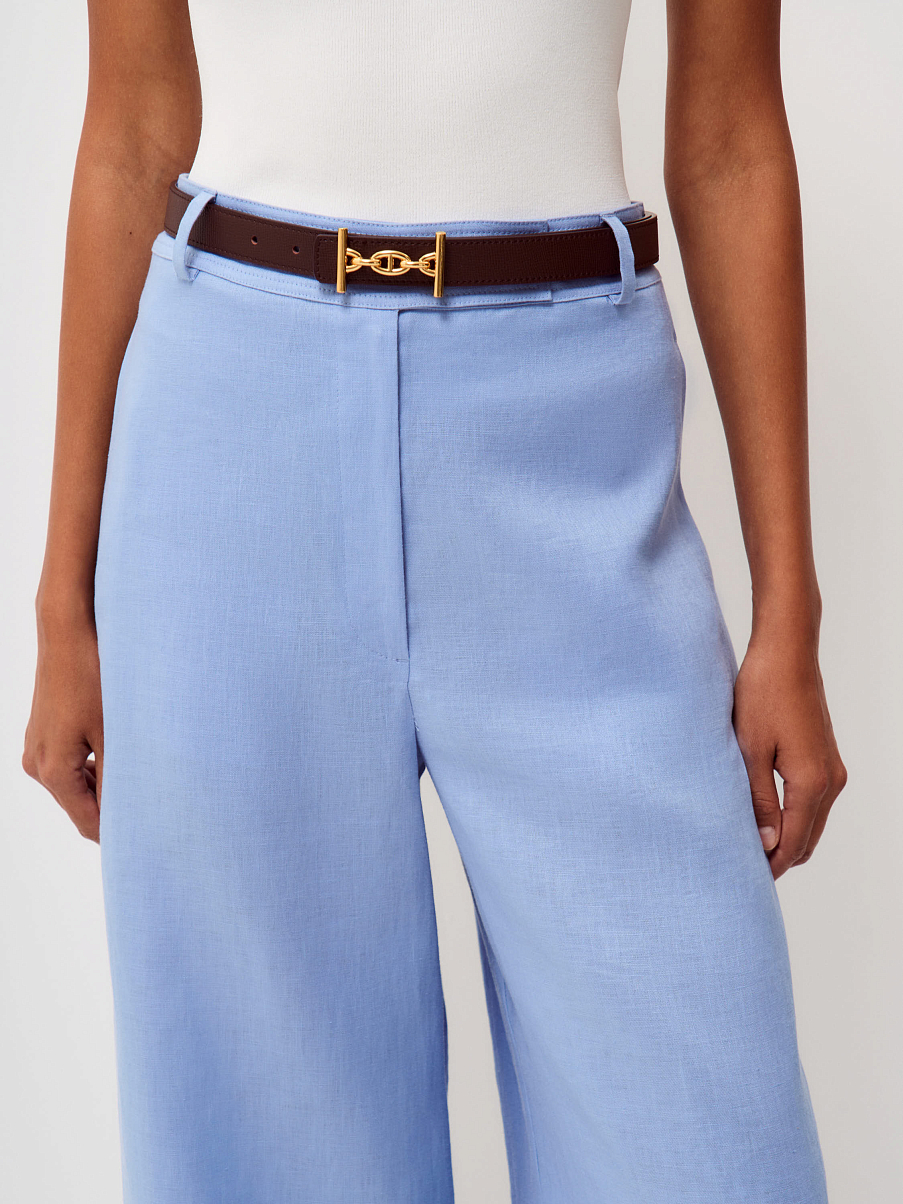 Брюки из льна