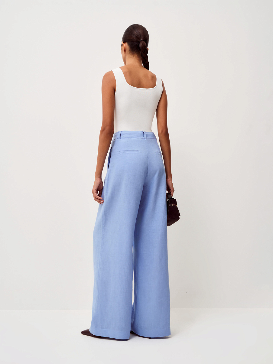 Брюки из льна