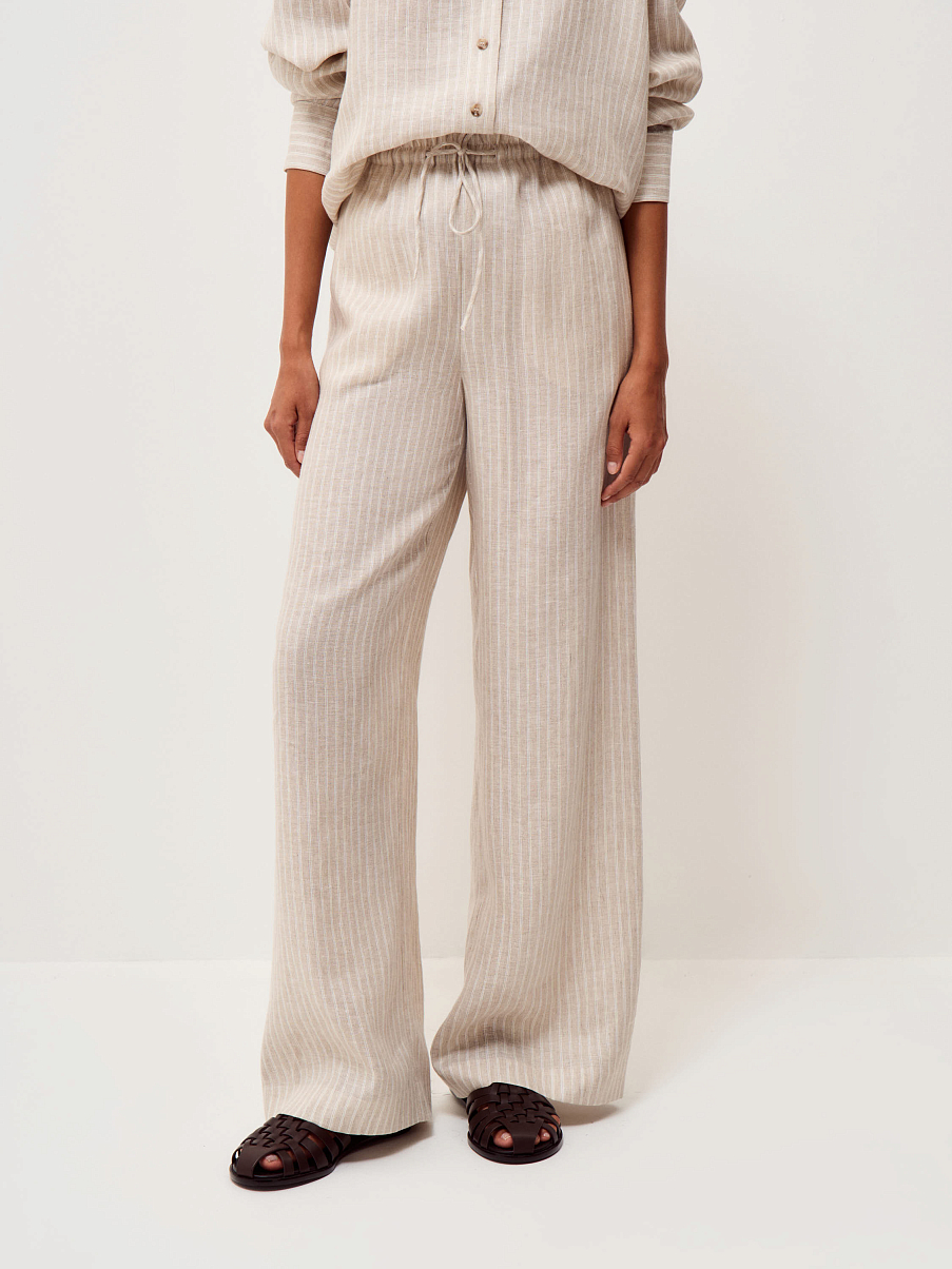 Брюки из льна