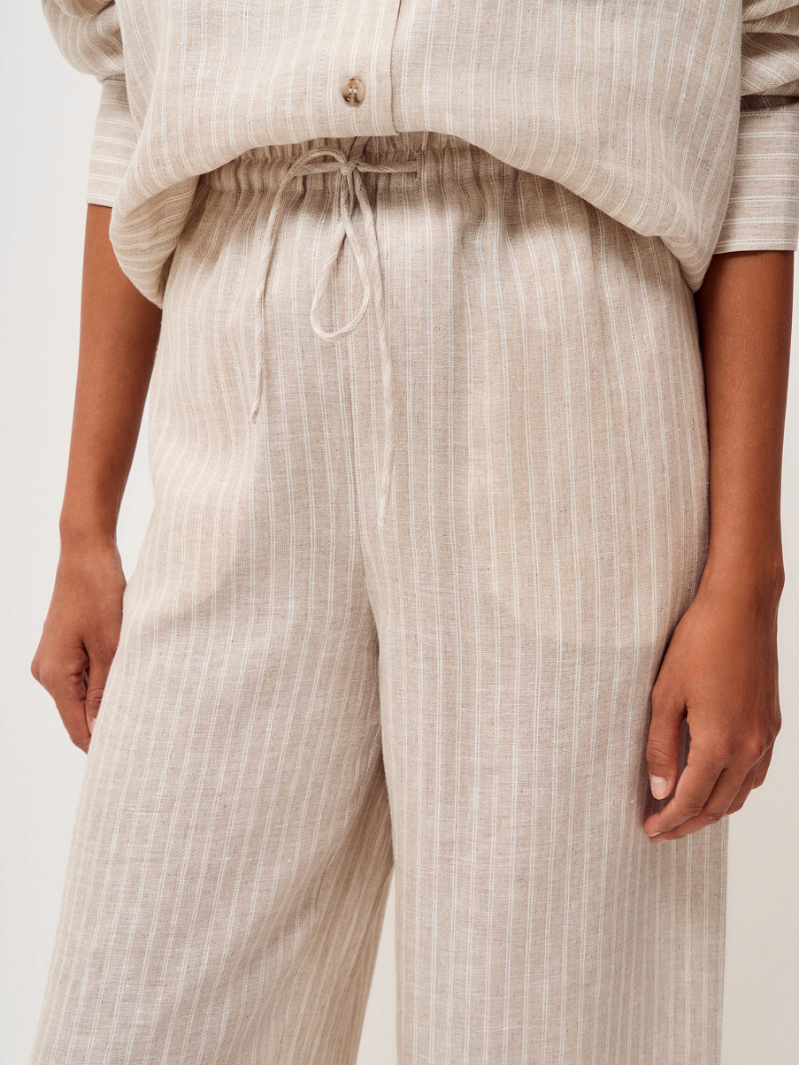 Брюки из льна