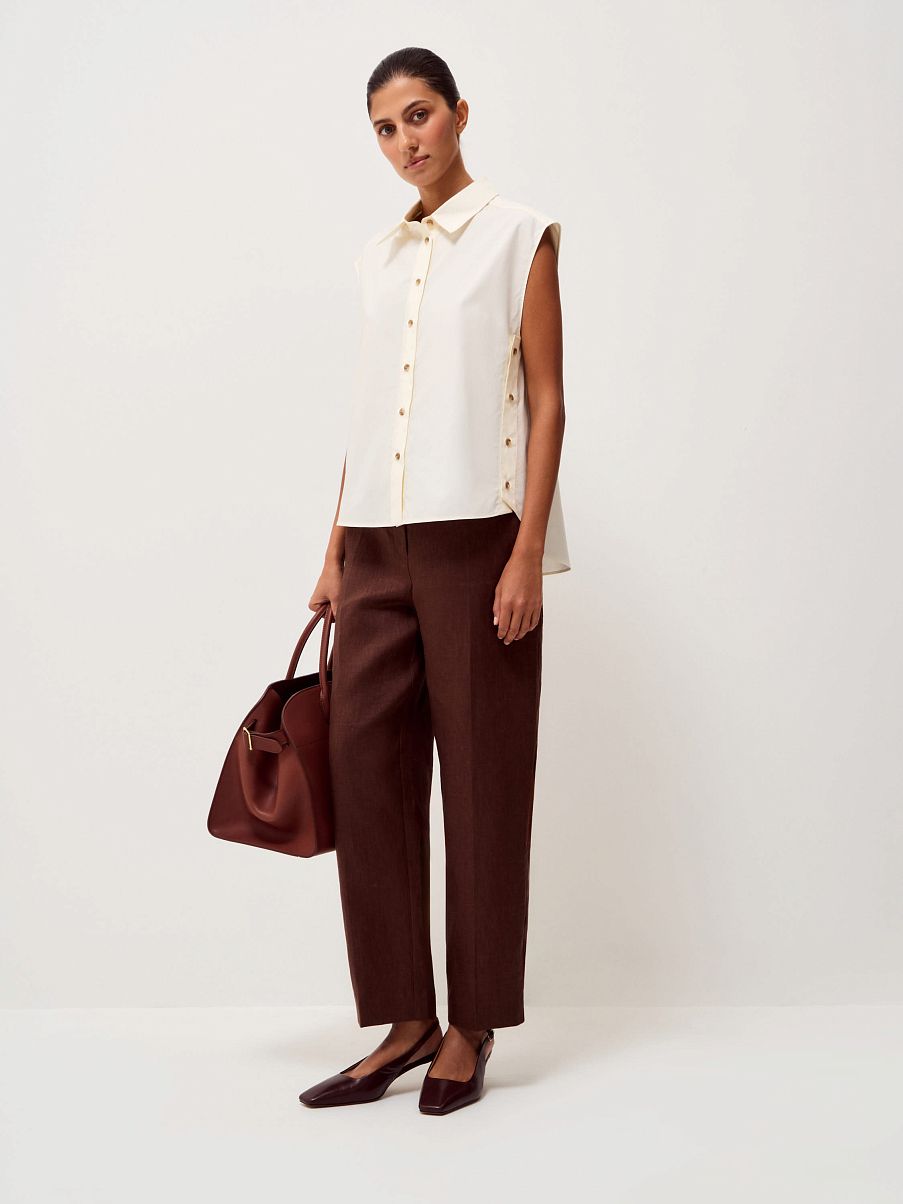 Рубашка из тенсела с хлопком