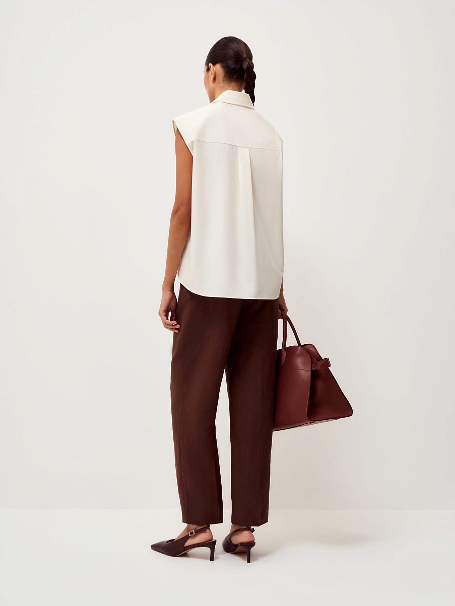 Рубашка из тенсела с хлопком