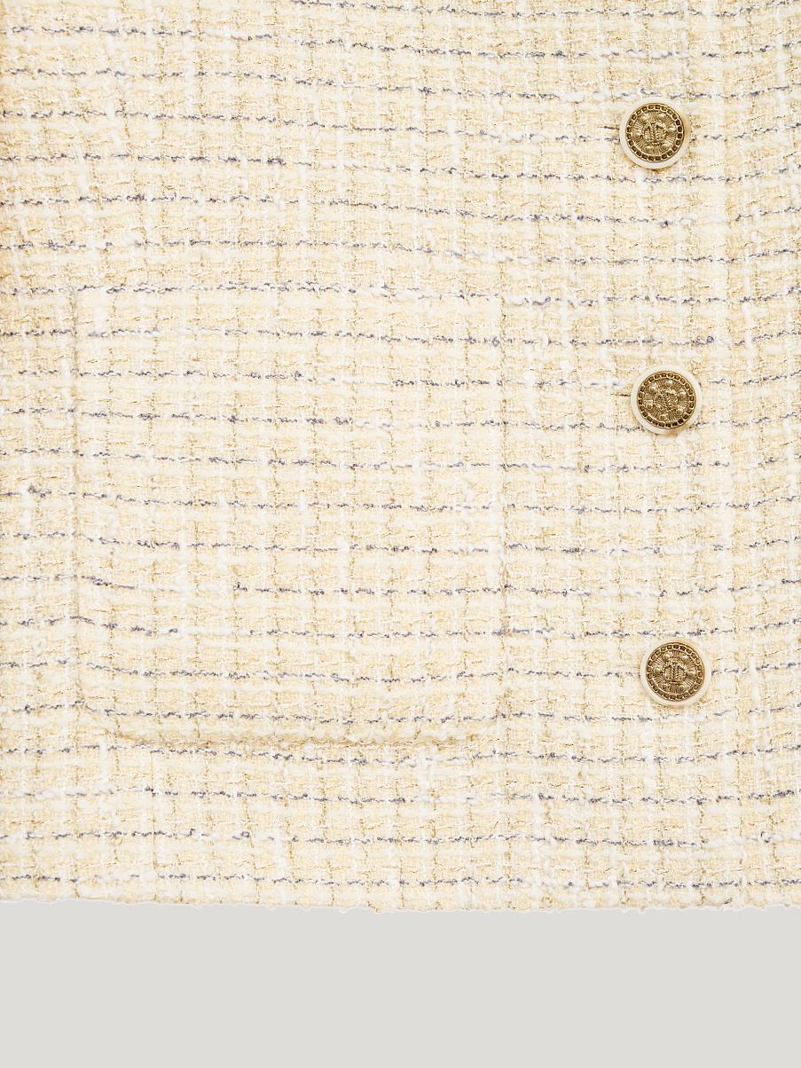 Жакет из фактурной ткани