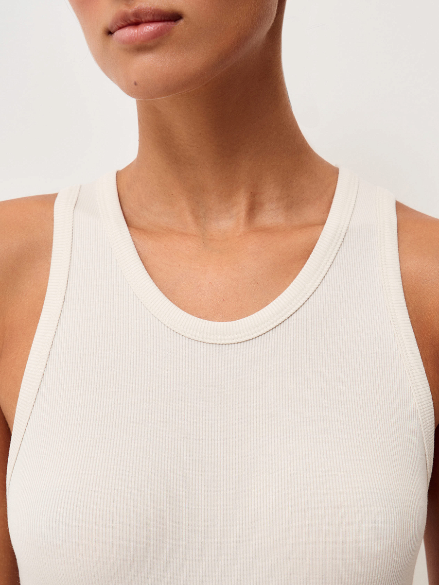 Топ из модала с шелком