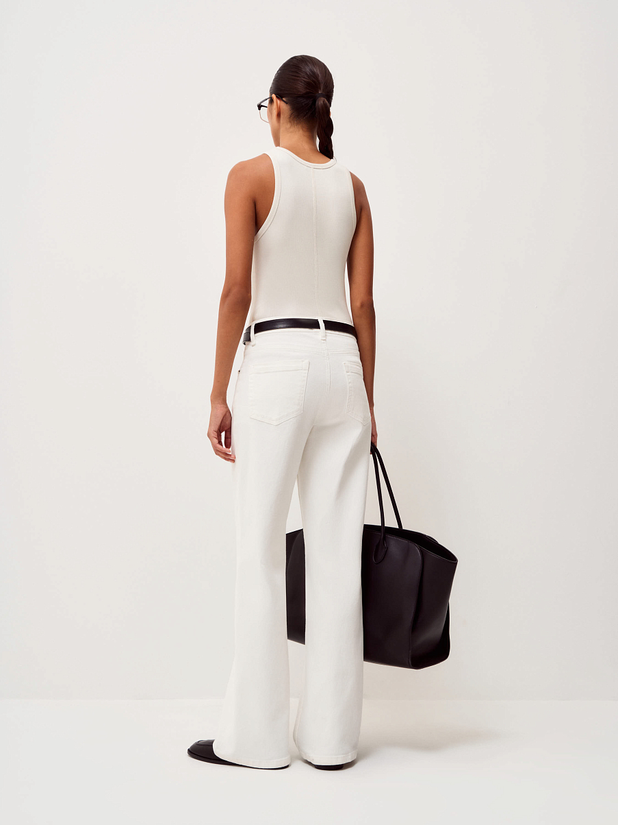 Топ из модала с шелком