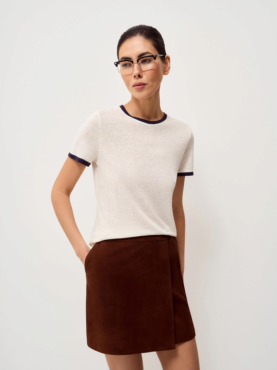 Футболка из смесового льна