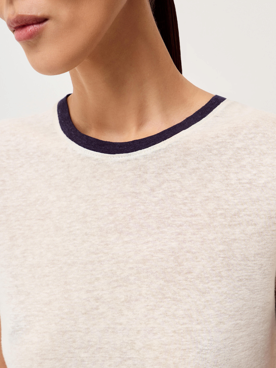 Футболка из смесового льна