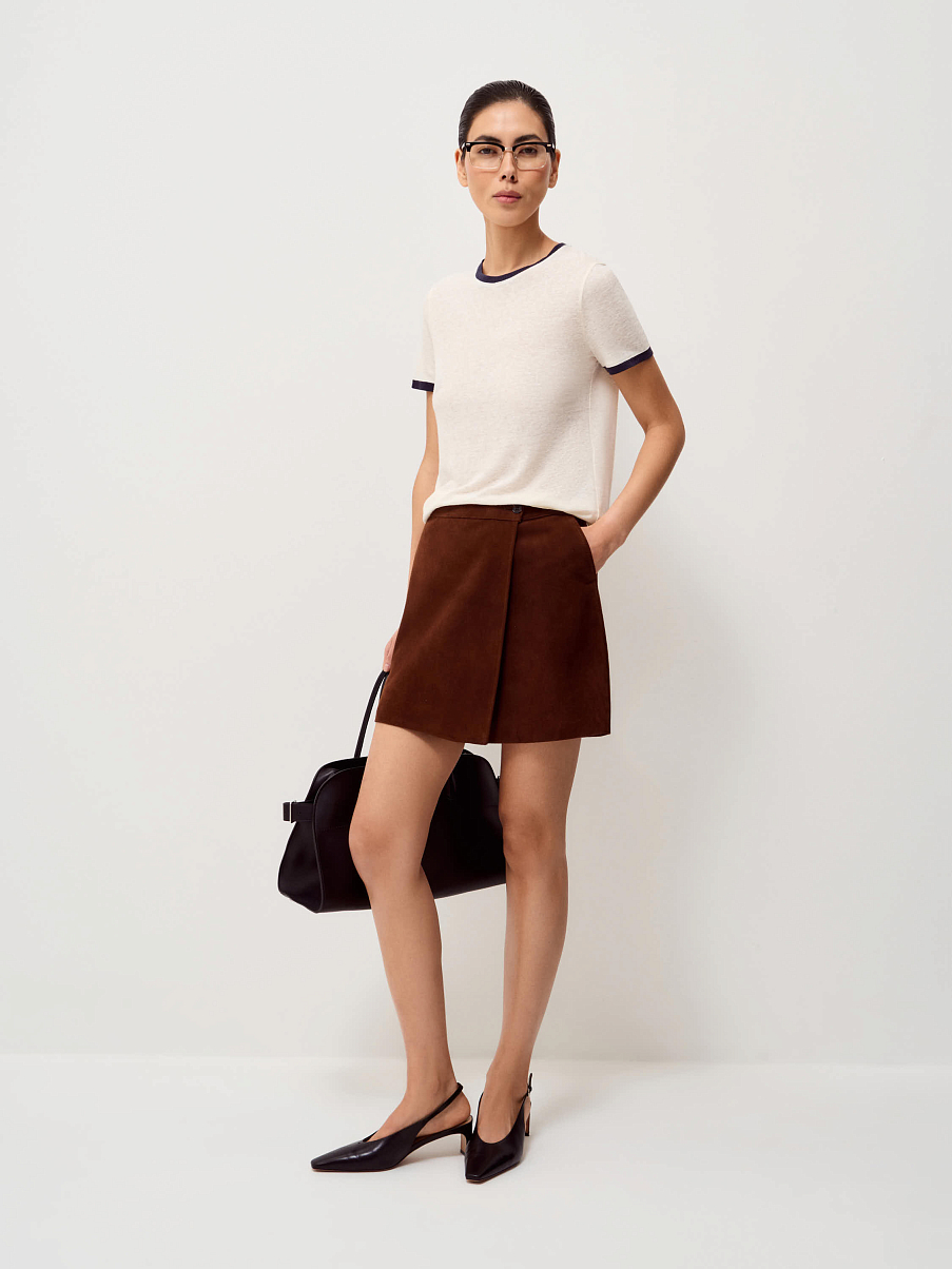 Футболка из смесового льна