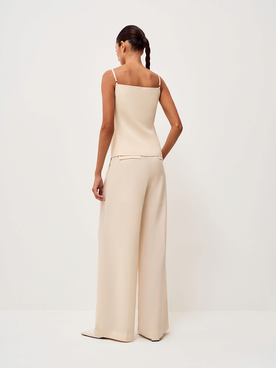 Топ из тенсела и льна