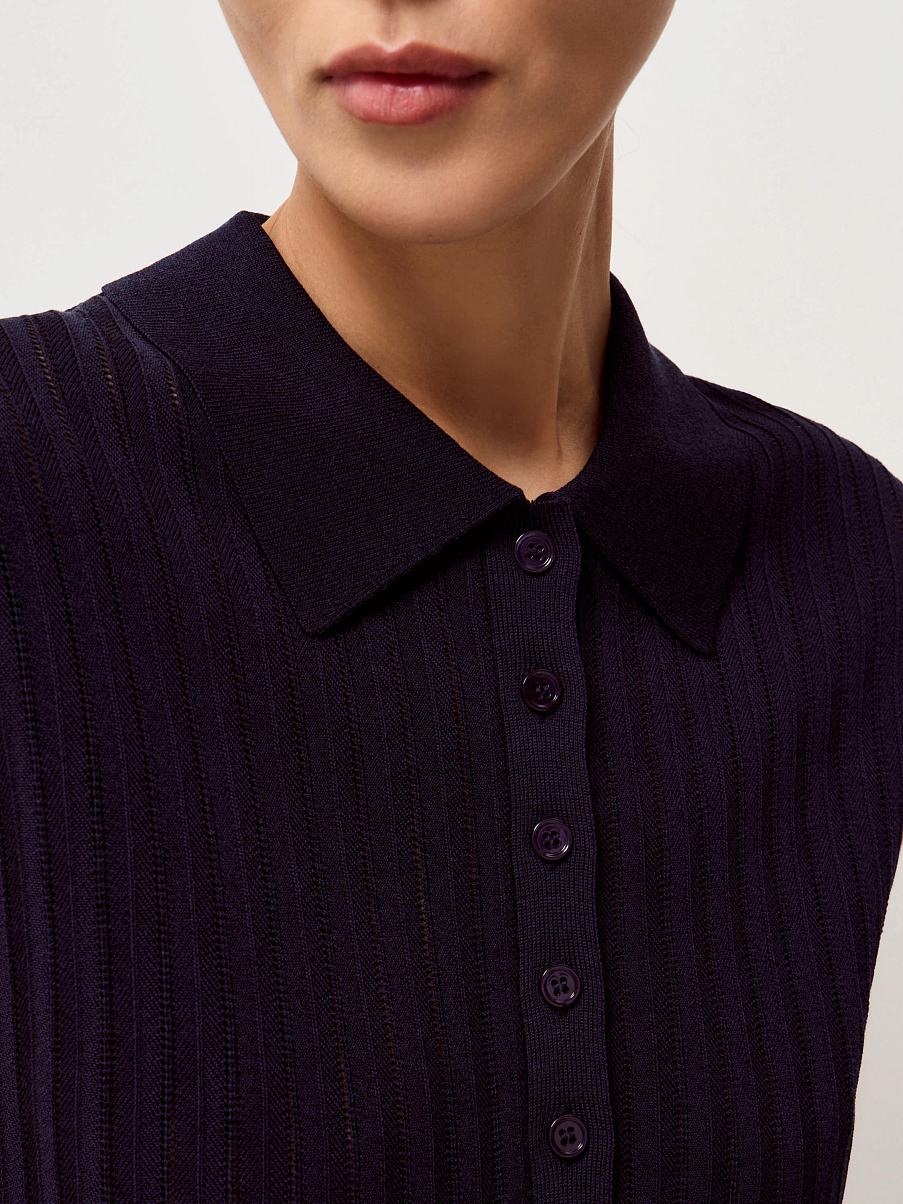 Топ из вискозы с шелком