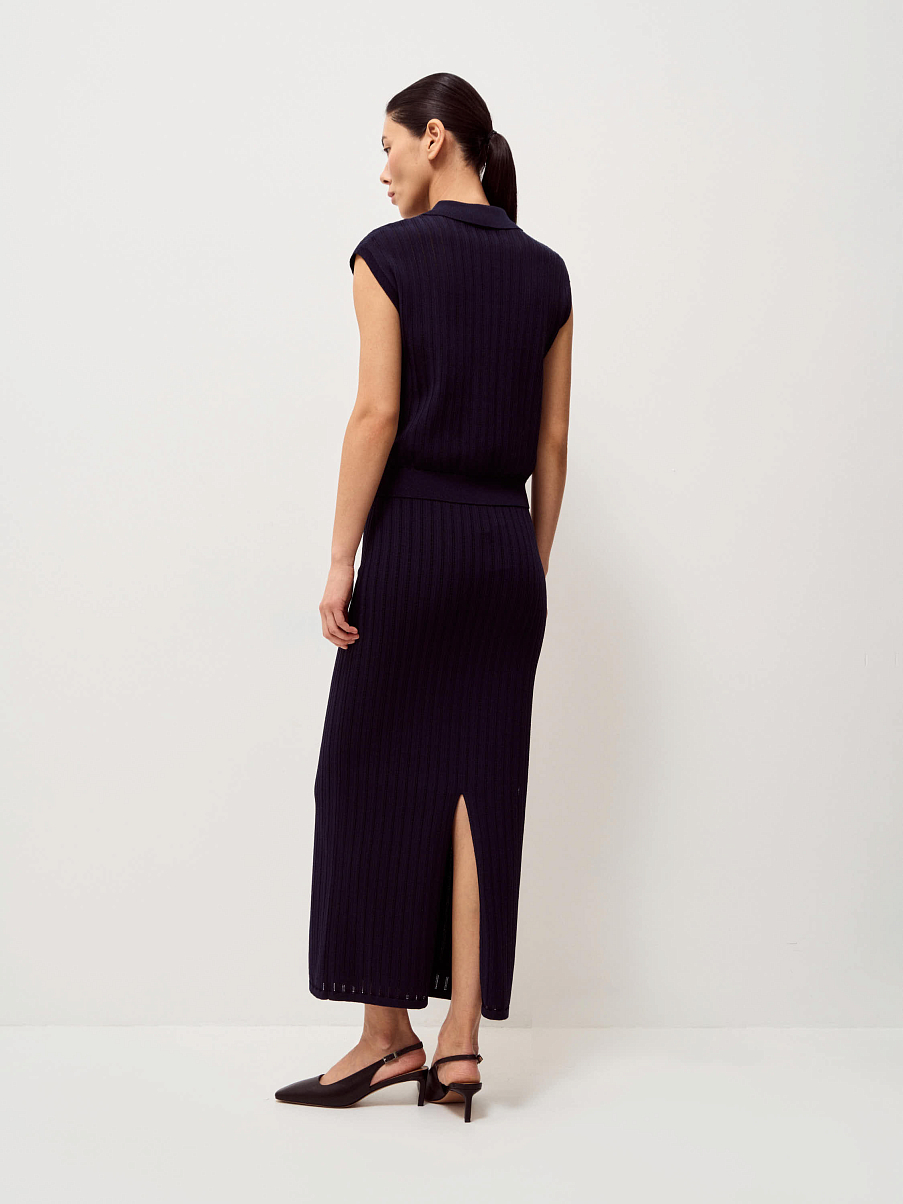 Топ из вискозы с шелком