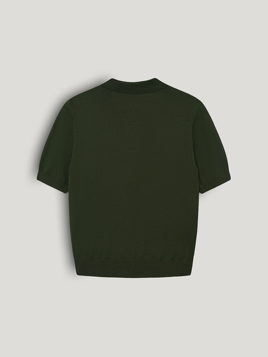 Топ из шерсти и шелка